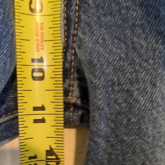 Blank NYC Two-Tone Straight Leg Jeans Bleach Light to Dark Blue Sz 24 - Picture 7 of 15